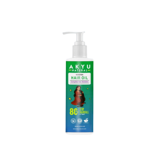 Akyu Natural Hair Oil 100ml – Herbal Hair Care Oil for Strong, Healthy & Shiny Hair